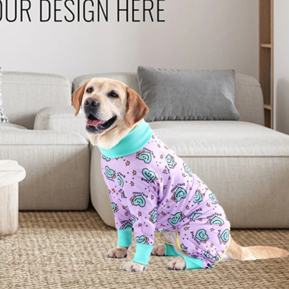 Dog Recovery Suit Abdominal Wound After Surgery Wear Prevent Licking Wounds Dog Pajamas Long Sleeve Prevent Shedding