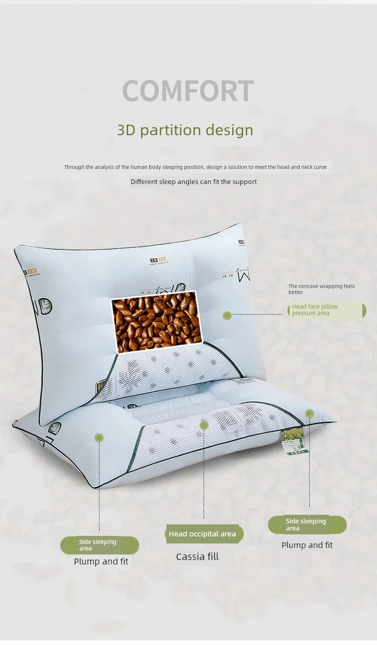 Send Pillowcase Argy Wormwood Ketsumeishi Pillow Case and Pillow Core Set For Home a Pair of Cervical Support for Sleeping Adults