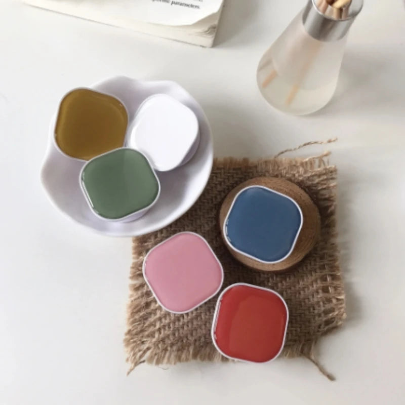 Cute Square Popping Sockets Grip Phone Holders Finger Ring Holder Griptok Stand Back Cover Clip Sticker Cellphone Accessories