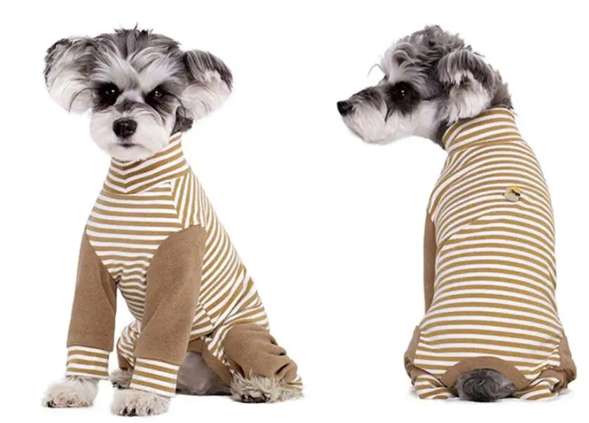 Puppy Dog Recovery Suit Abdominal Wound After Surgery Wear Prevent Licking Wounds Dog Pajamas Long Sleeve Prevent Shedding