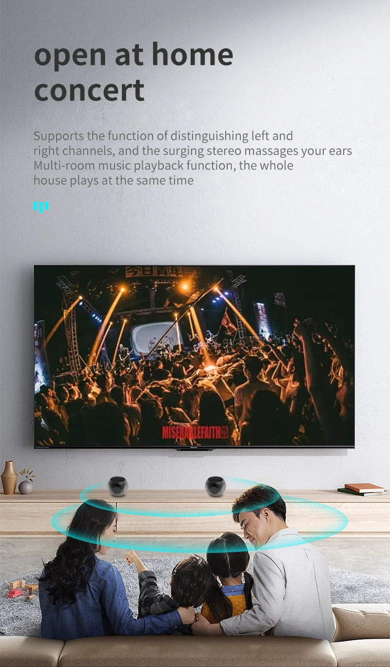 Mini Portable Metal Speaker Metallic Wireless Bluetooth Speaker TWS Stereo Indoor/Outdoor Portable Subwoofer Compact Speaker