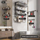 Bathroom Integrated Storage Rack Towel Rack Wall-Mounted Punch-Free Wall Bathroom Toilet Storage Washstand