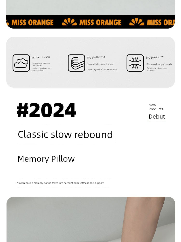 Hotel's Same Pillow Cervical Memory Pillow Pillow Core Sleeping Pony Planet Zero Pressure Gift Duo Ya Sleep