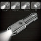 Super Bright Zoomable Flashlight LED Light USB Rechargeable Handheld Torch Waterproof 3 Modes Waterproof for Outdoor Camping