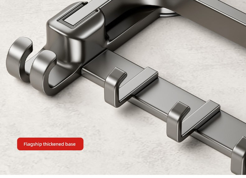 Drill-Free Shelf Bathroom Toilet Storage Hook Sucker