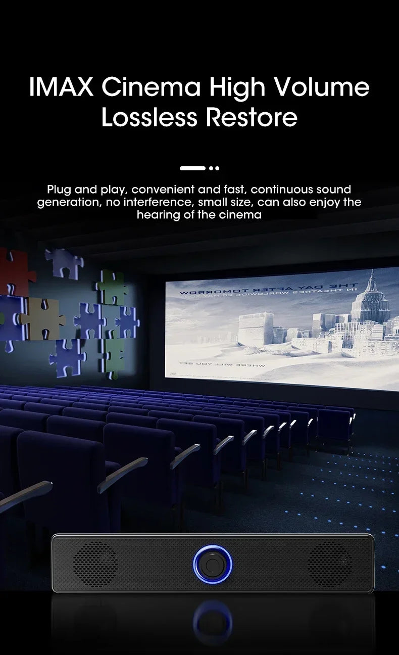 Computer Desktop High-quality Bluetooth Wired Dual-purpose High-volume Microphone Two-in-one Speaker Home Surround Audio System