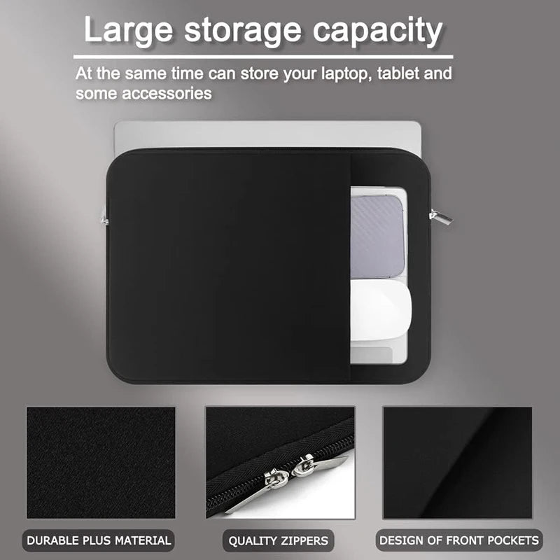 Laptop Sleeve Bag 13 14 15.6 Inch PC Cover For MacBook Air Pro Retina Xiaomi HP Dell Acer Notebook Computer Case