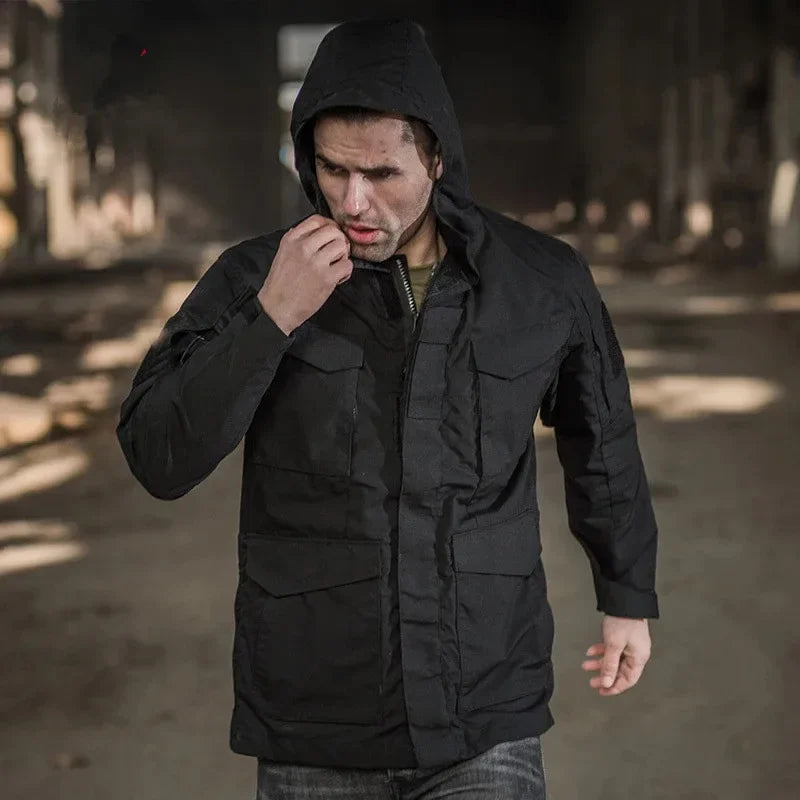 M65 UK  Men Autumn Flight Pilot Coat  Clothes Casual Tactical Hoodie Hunting Field Jacket Windbreaker Waterproof Jackets