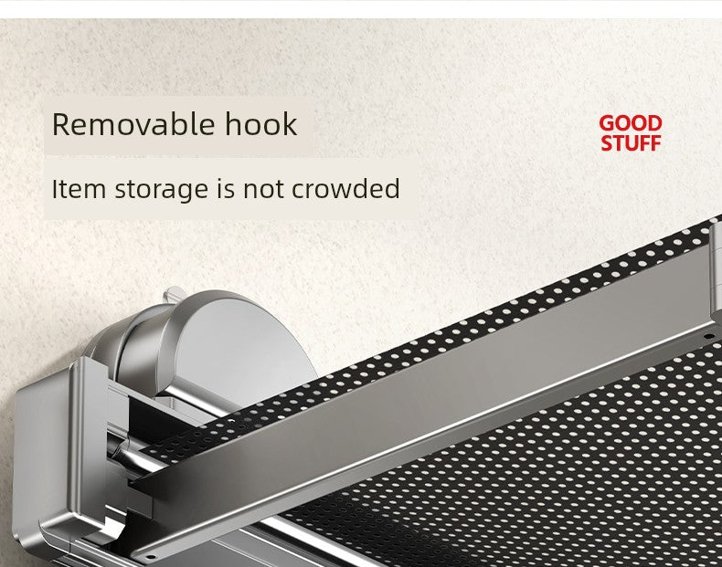 Retractable Bath Towel Rack Clothes Toilet Punch-Free Suction Cup