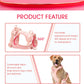 PVC Soft Pink Dog Harness Set And Leash Colar For Pet Dogs