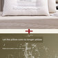 Adult Cassia Seed Pillow Case and Pillow Core Set Home a Pair of Pillow Core Protection Isolation Layer Cervical Support Sleep