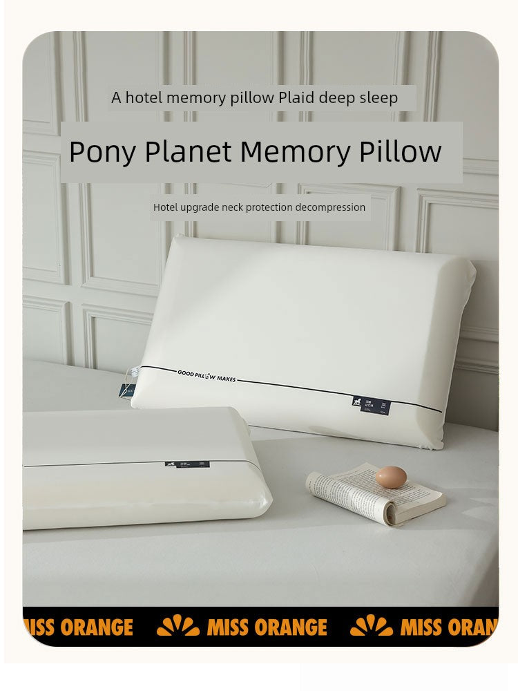 Hotel's Same Pillow Cervical Memory Pillow Pillow Core Sleeping Pony Planet Zero Pressure Gift Duo Ya Sleep