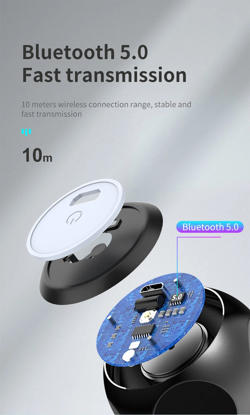 Mini Portable Metal Speaker Metallic Wireless Bluetooth Speaker TWS Stereo Indoor/Outdoor Portable Subwoofer Compact Speaker