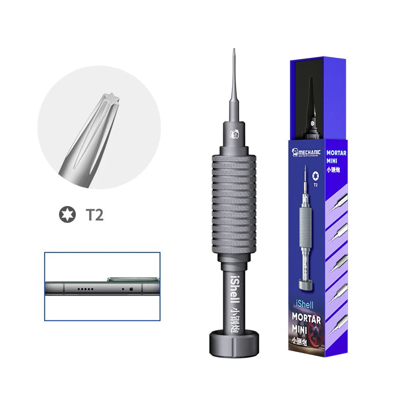 6in1 Mechanic IShell Min High Hardness Precision Screwdriver Plum blossom cross for IPhone bottom Internal disassembly tools set