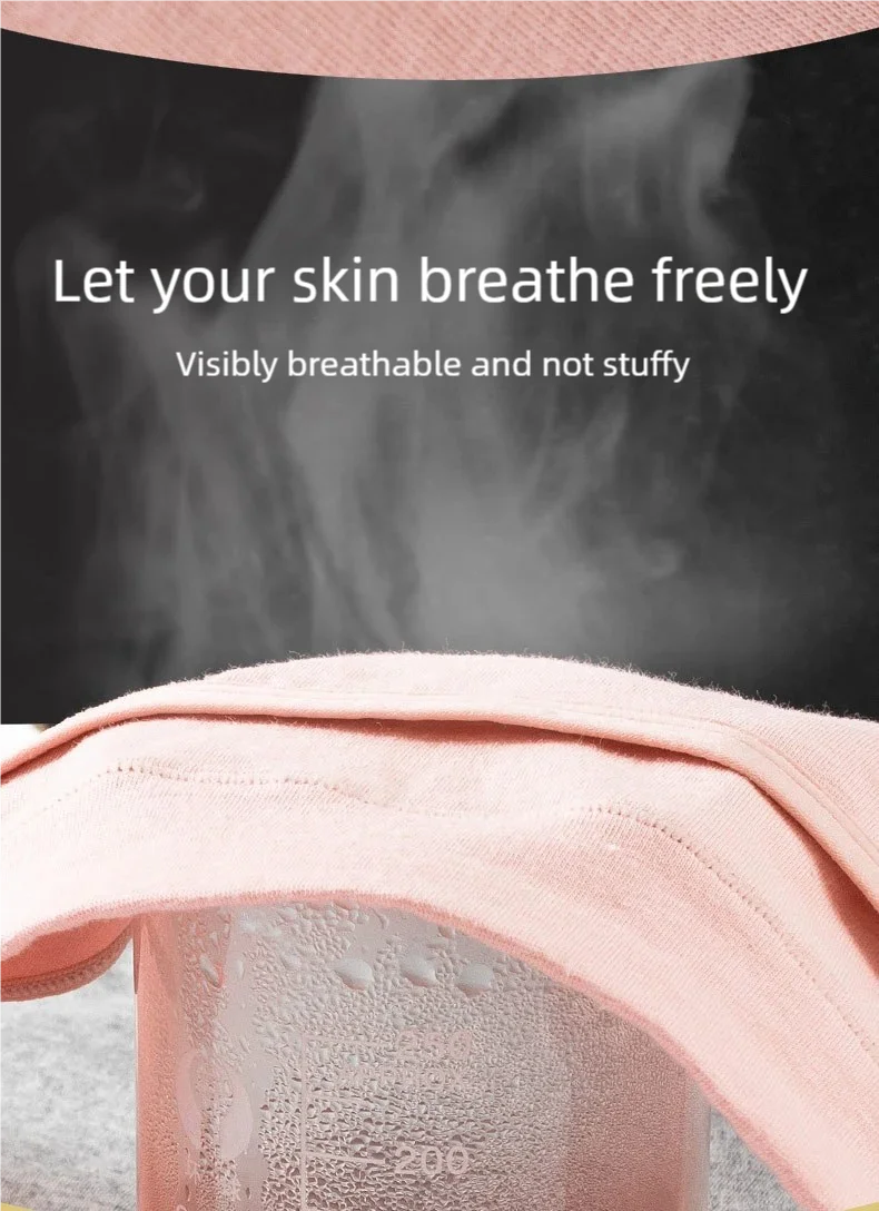 3PCS Women's underwear Physiological pants Cotton anti-side leakage cotton with breathable crotch period high belt pocket briefs