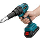 20000N Brushless Electric Rivet Gun 2.4~4.8mm Cordless Rivet Nut Gun Drill Insert Automatic Riveting Tool For Makita 18V Battery