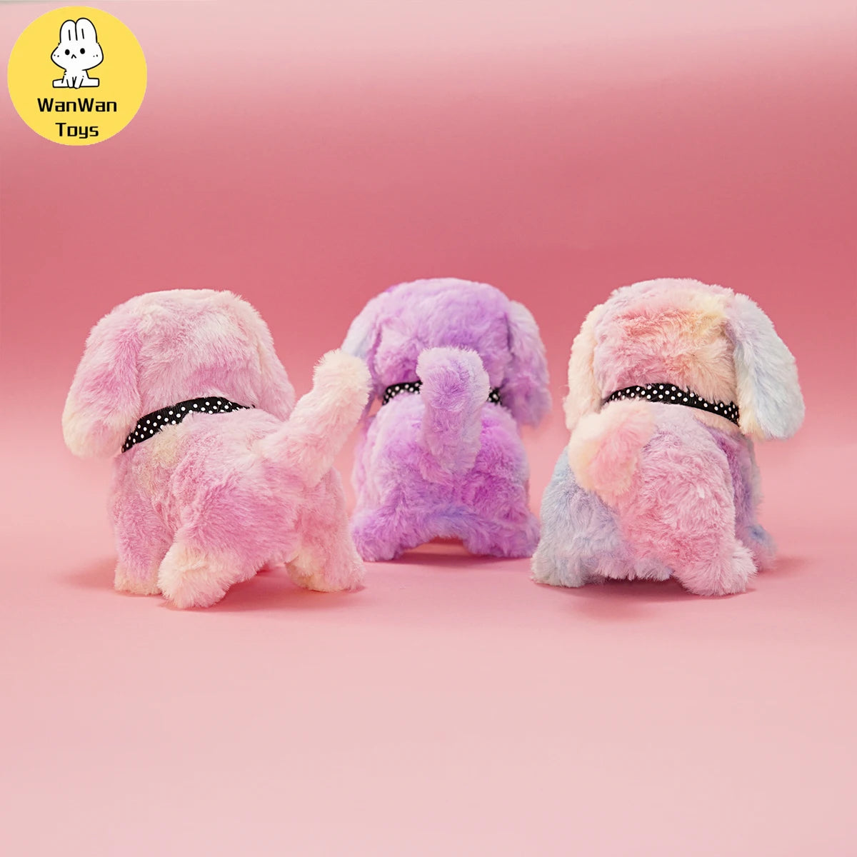 Plush Electric Puppy Simulation Pet Dog Can Walk Teddy Dog Golden Retriever Bichon Frize Dog Children Can Bark Run And Rock