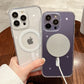 For Magesafe Magnetic Transparent Wireless Charge Case for iPhone 16 15 14 13 12 11 Pro Max Mini Plus Shockproof Hard PC Cover