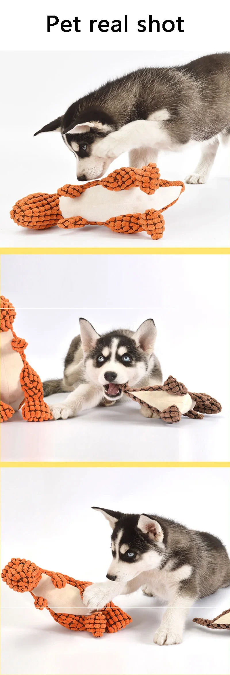 Pets Dog Chew Stuffed Funny Dinosaur Shape Cats Corn Wool Vocal Toy Apply To Training Exercise Simulation Animal Chihuahua Toys