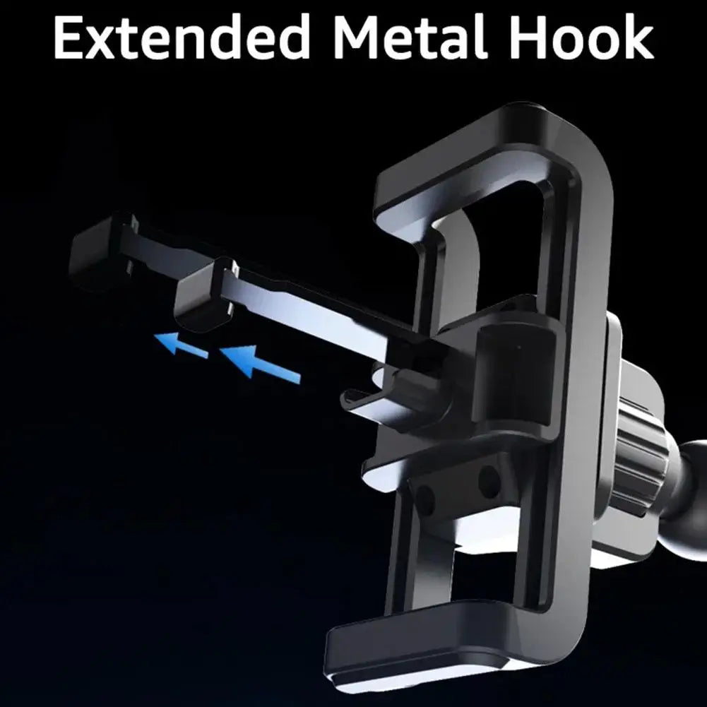 Universal Car Air Vent Clip Cellphone Holder Stand 17mm Ball Head Base Car Air Outlet Hook Clamp Accessories Auto GPS Brackets