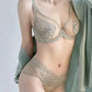 Pink Underwear for Women, Thin, Large Breasts, Small Breasts,, Anti-drooping, Ultra-thin Bra. Bra Set