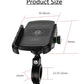 Motorcycle Phone Holder Moto Motorbike Mirror Mobile Handlebar Stand Support USB Charger Fast Wireless Charging Cellphone Mount