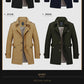 2025 Spring and Autumn men's coat Men's casual cotton Jacket men's mid-length trench coat men's jacket