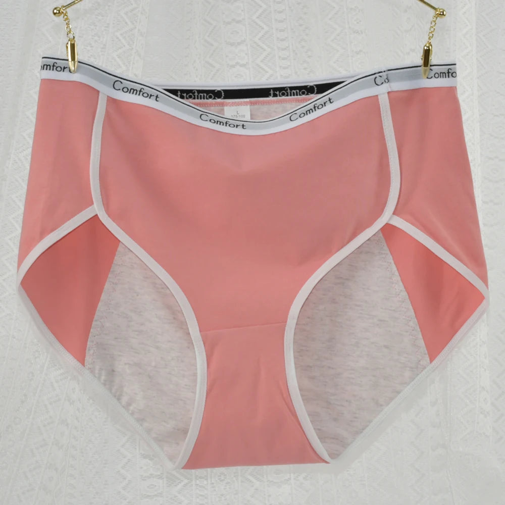 2025 New Women Menstrual Panties Cotton Comfortable Physiological Underwear Female Breathable Period Underpants Plus Size Briefs