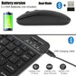 Bluetooth-compatible Keyboard and Mouse For iPad Xiaomi Tablet Mini Wireless Rechargeable Keyboard For Android IOS Windows