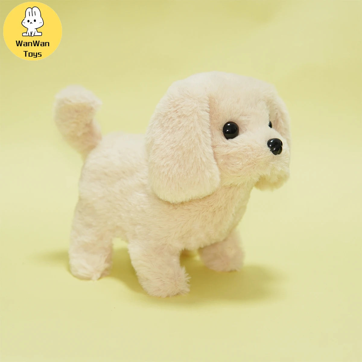 Plush Electric Puppy Simulation Pet Dog Can Walk Teddy Dog Golden Retriever Bichon Frize Dog Children Can Bark Run And Rock