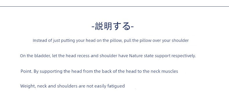 For Cervical Spine Pillow Cervical Support Improve Sleeping Support Stretch Straightening Reverse Bow Pillow One-Pair Package Sleep