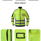 workwear mens jacket working cargo pants men High Visibility work suit with Reflective tapes