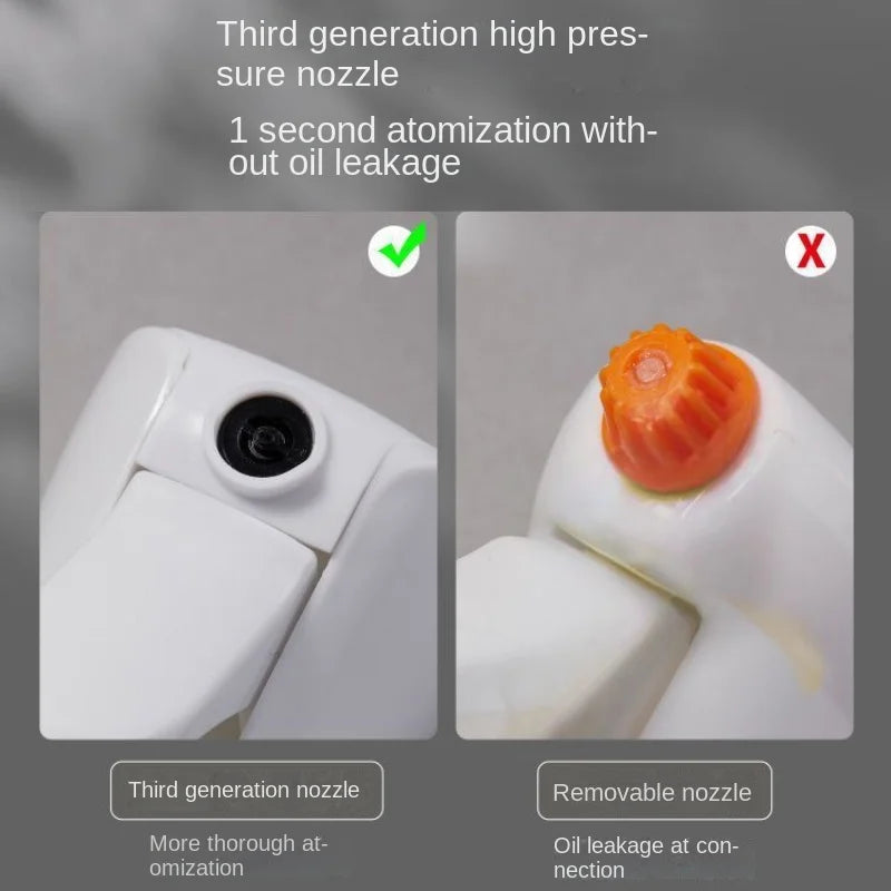 200/300/500 ML Oil Spray Pot Kitchen Household Edible Olive Oil Spray Bottle Atomized Misty Oil Tank Air Fryer Spray Bottle