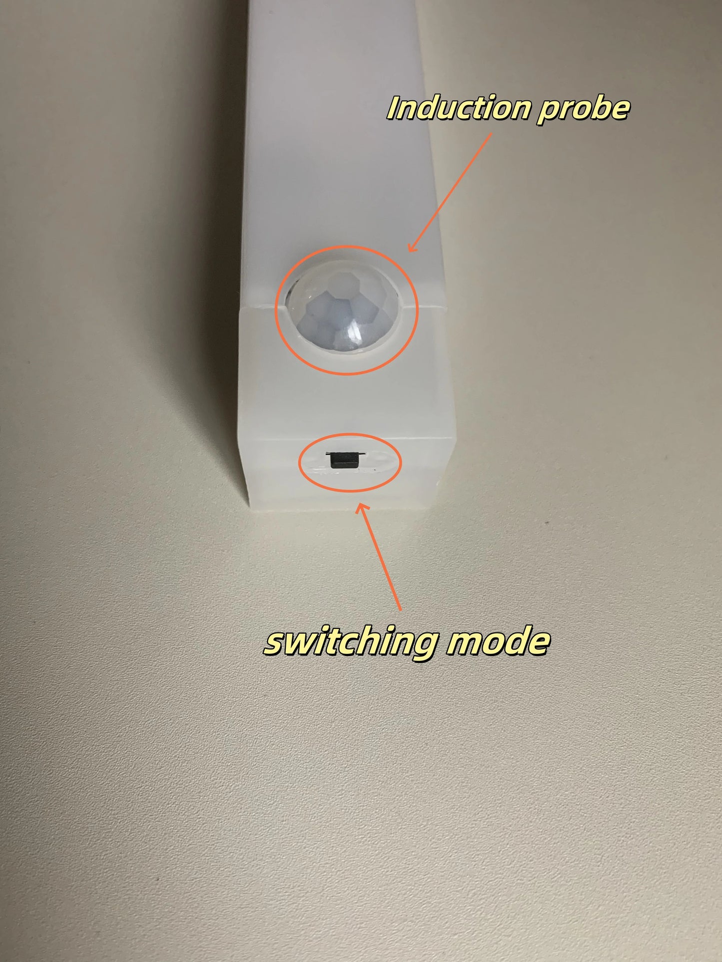 Wireless LED Motion Sensor Night Light with Magnetic Stripe USB Rechargeable For Kitchens, Closets, Stairs and Hallways