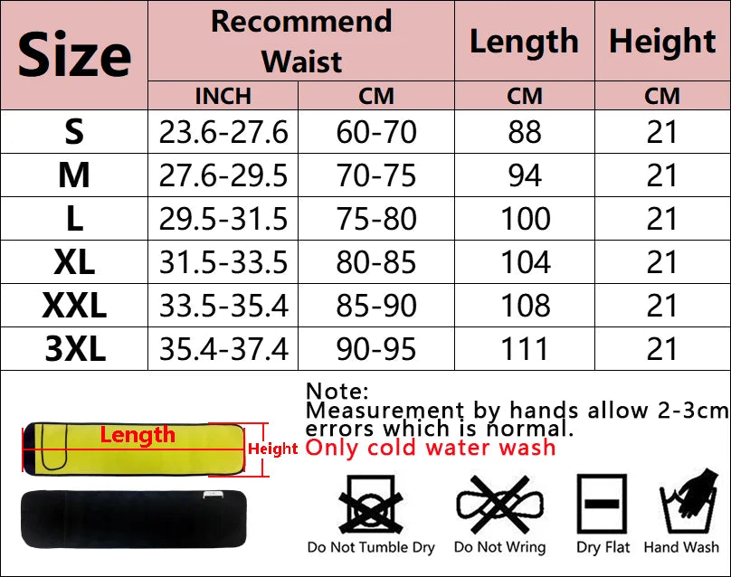 Men Waist Support Belt Waist Trainer Corset Sauna Sweat Bands Tummy Slimming Belt Fitness Gym Belly Trimmer Wrap Belts Girdles