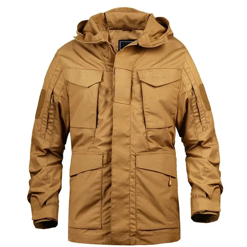 M65 UK  Men Autumn Flight Pilot Coat  Clothes Casual Tactical Hoodie Hunting Field Jacket Windbreaker Waterproof Jackets