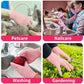 20/50/100PCS Pink Nitrile Gloves Disposable Latex Gloves Powder Free for Household Cleaning Beauty Salon Working Kitchen Gloves