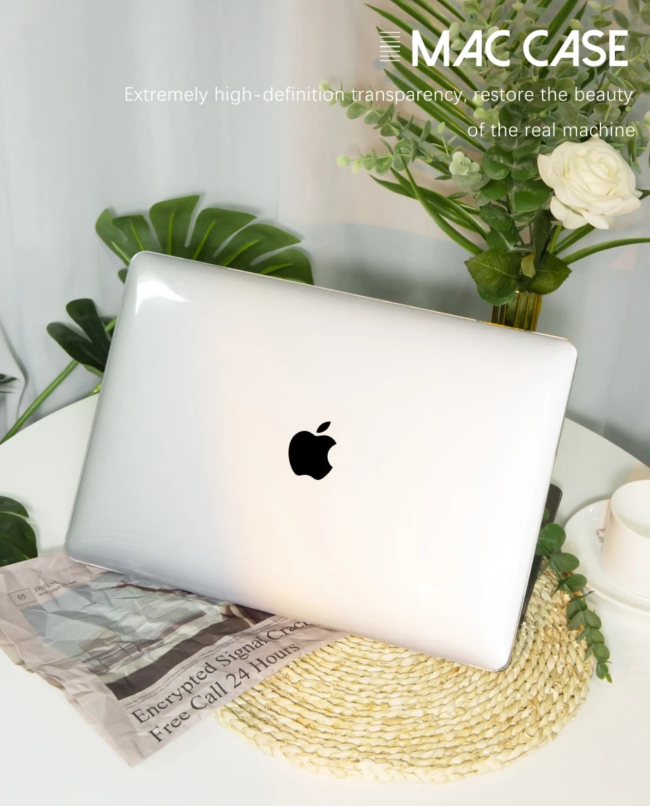 For Macbook Air 13 Case for Laptop accessories Macbook Air M1 M2 2023 Air 15 Funda Macbook Pro 14 case M3 2023 Pro 16 Cover