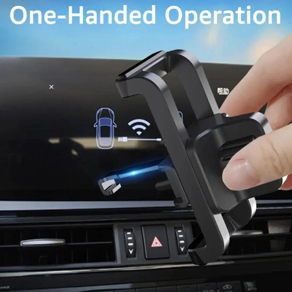 Universal Car Air Vent Clip Cellphone Holder Stand 17mm Ball Head Base Car Air Outlet Hook Clamp Accessories Auto GPS Brackets