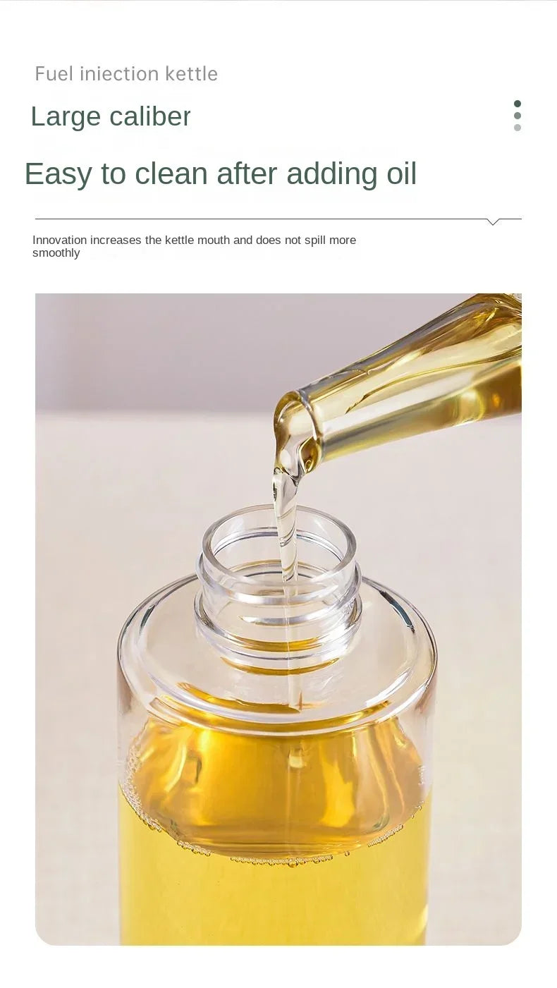 200/300/500 ML Oil Spray Pot Kitchen Household Edible Olive Oil Spray Bottle Atomized Misty Oil Tank Air Fryer Spray Bottle