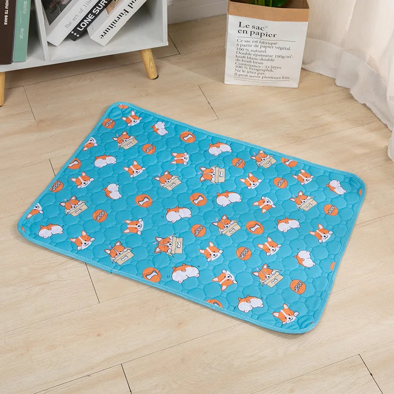 Reusable Dog Pee Pad Blanket Absorbent Diaper Washable Puppy Training Pad Pet Bed Urine Mat for Pet Car Seat Cover Pet Supplies