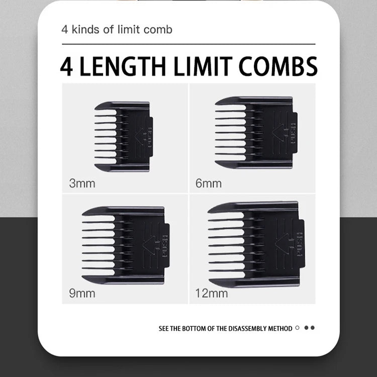 Dog Hair Clipper Pet Hair Trimmer Set Puppy Grooming Electric Shaver Ceramic Blade Cat Accessories Cordless Charging Professiona