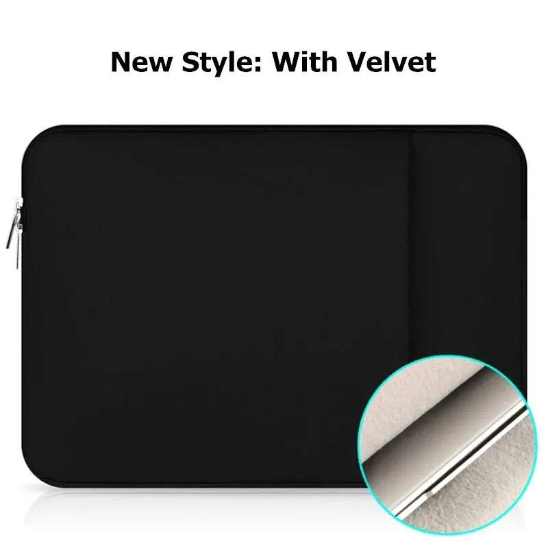 Laptop Sleeve Bag 13 14 15.6 Inch PC Cover For MacBook Air Pro Retina Xiaomi HP Dell Acer Notebook Computer Case