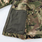 Mens Tactical Fleece Jacket Russian Camouflage US Military Work Coat Autumn Winter Outdoor Warm Zip Cardigan Jacket Inner Lining