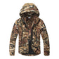 Fleece Hooded Camouflage Jacket Men Women Multi-Pockets Coat Outdoor Trekking Hiking Climbing Camping Tooling Clothes S-4XL