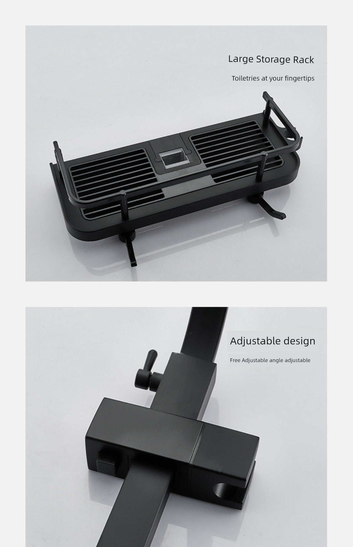 Copper Constant Temperature Black For Home Supercharged Shower Head