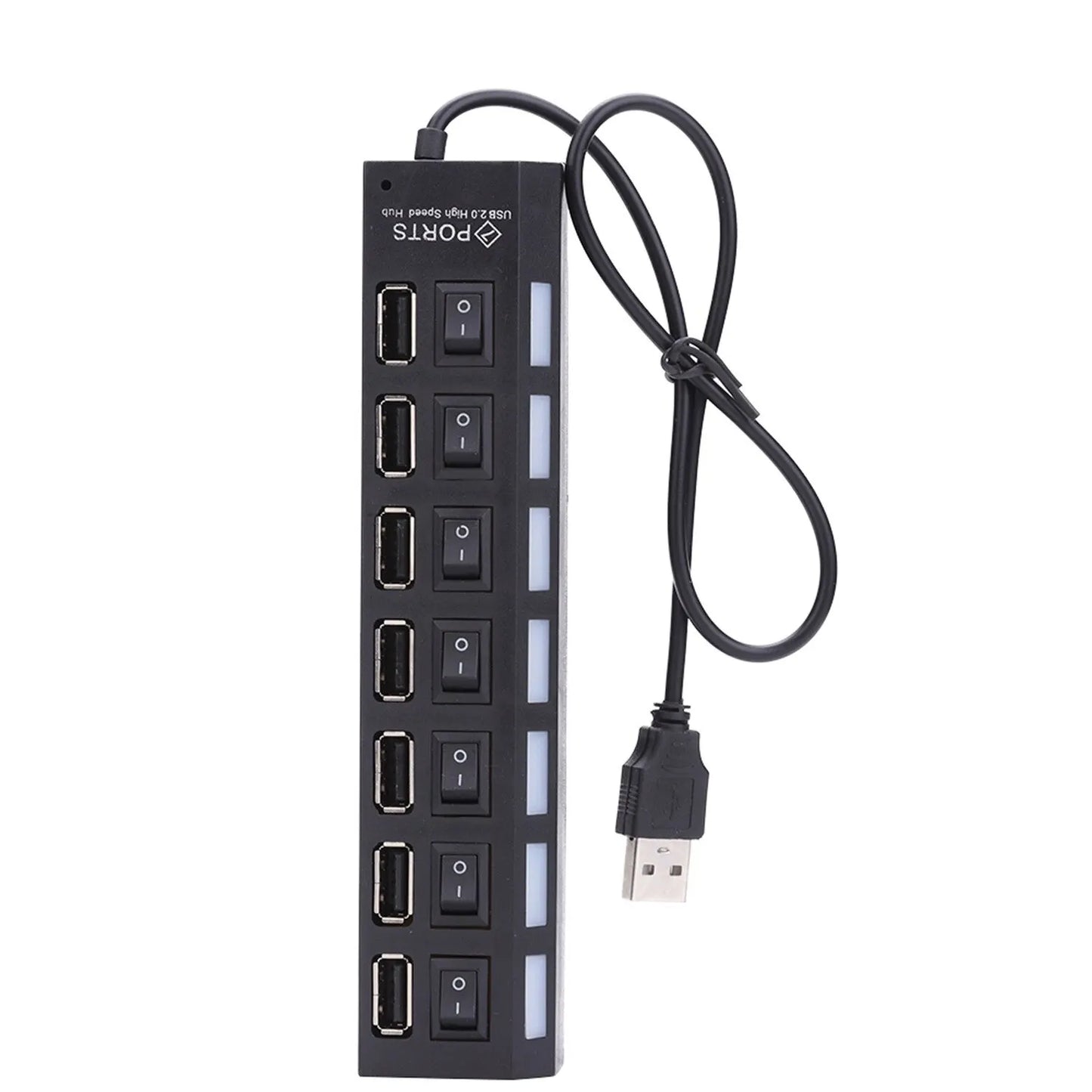 USB Hub Hub USB Adapter Multi Ports Use Power Adapter Extensor USB 2.0 PC Computer Accessories Switch USB For Laptop