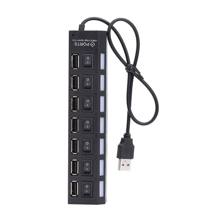 USB Hub Hub USB Adapter Multi Ports Use Power Adapter Extensor USB 2.0 PC Computer Accessories Switch USB For Laptop