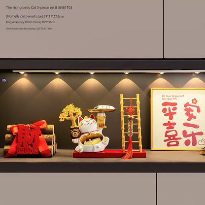 Lucky Cat Key Storage Entrance Decoration Entrance Shoe Cabinet Living Room Home Decorations Housewarming Gifts