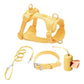 PVC Soft Pink Dog Harness Set And Leash Colar For Pet Dogs